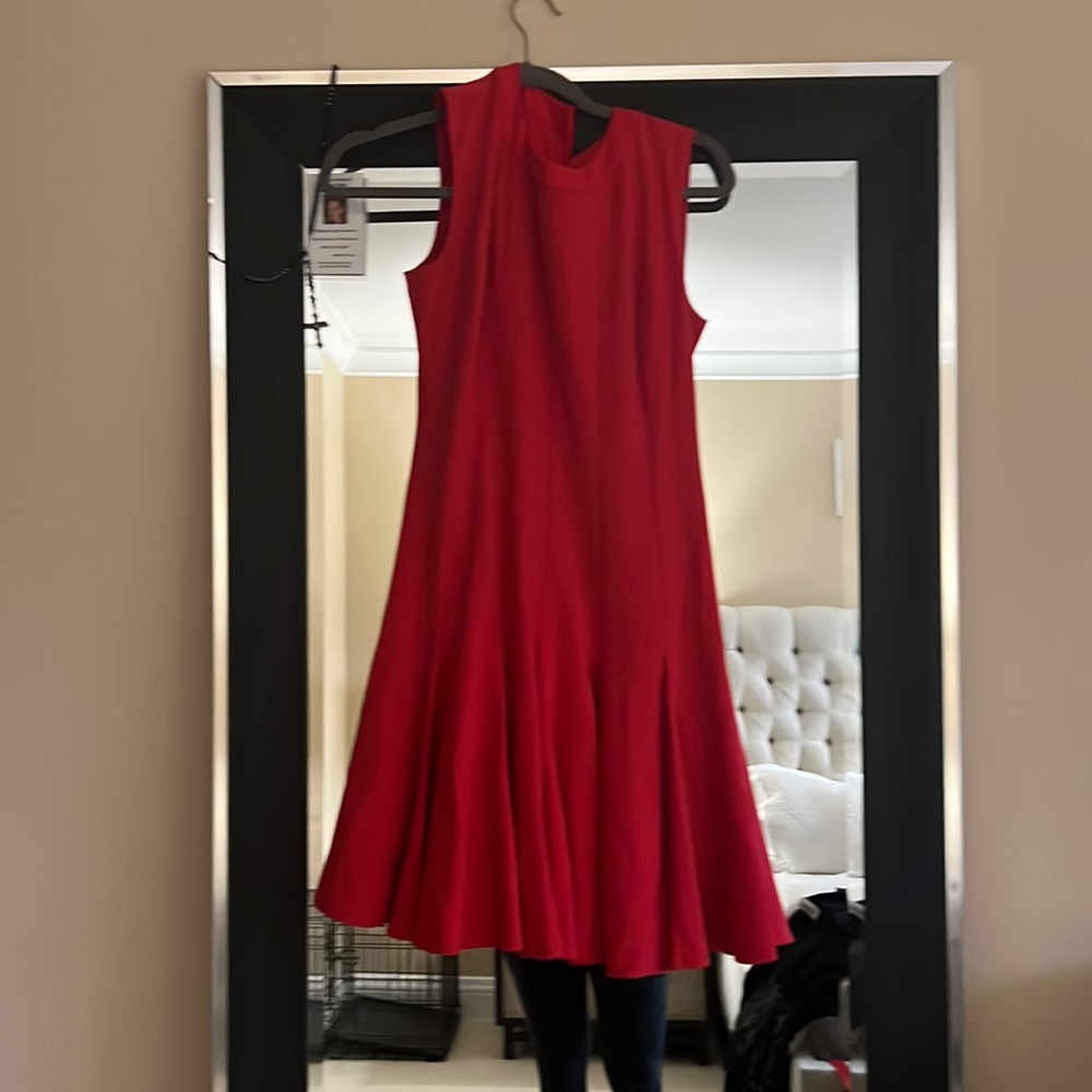 Red dress